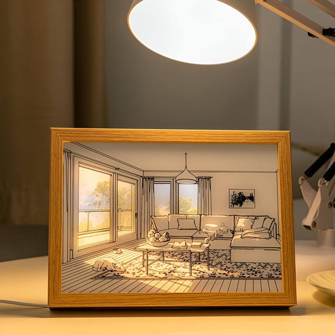 Home - Transform Your Home into a Work of Art with an Innovative Light Frame, Showcasing Beautiful LED Lighting Options to Suit Any Setting or Mood. (2)