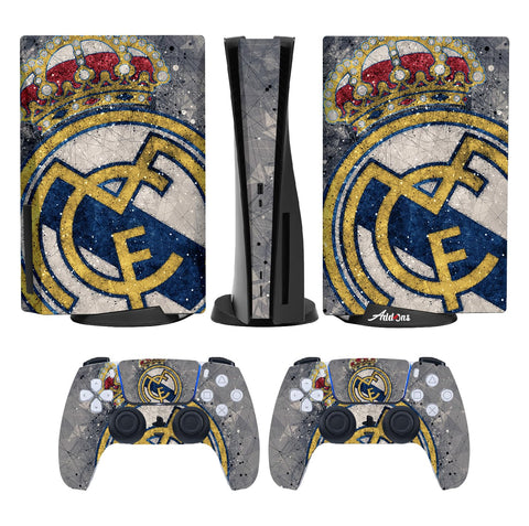 Add-Ons PS5 Real Madrid CF #7 Skin Compatible with PlayStation 5 (Slim - CD)