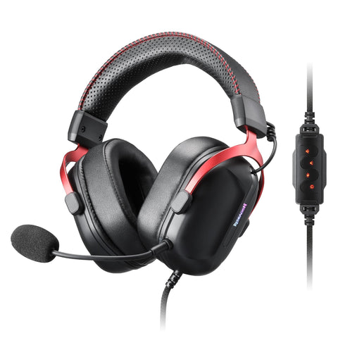 Redragon Cybill H312 7.1 Surround Sound RGB USB Gaming Headphone, Black