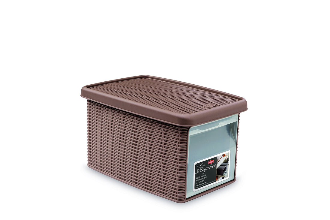 Stefanplast Stefan Plast Multipurpose case ELEGANCE S with front door dove grey