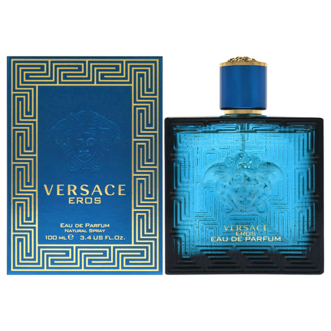 Versace eros 3.4oz men's eau de parfum 100 ml (Pack of 1)