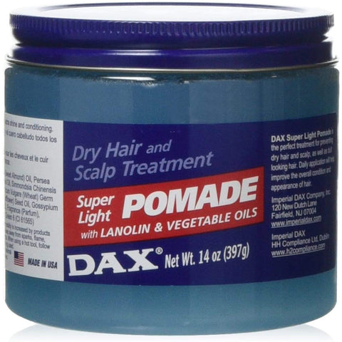 Super light pomade with lanolin and vegetable oils 397 gm