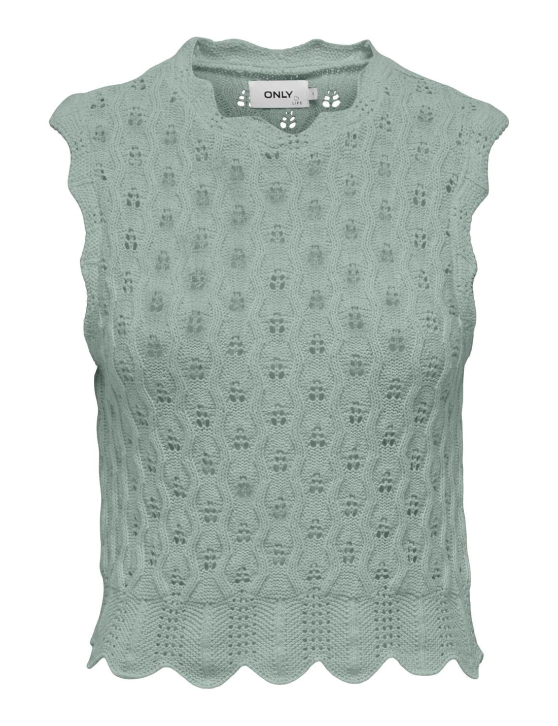 ONLY womens ONLLUNA LIFE SL O-NECK TANK NOOS KNT Hooded Sweatshirt