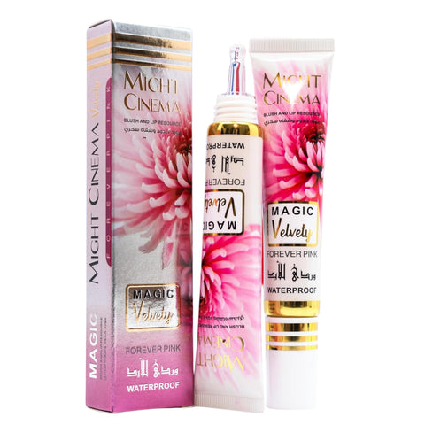 2 in 1 Waterproof Velvety Blush and Lip Resource, 35g, Forever Pink