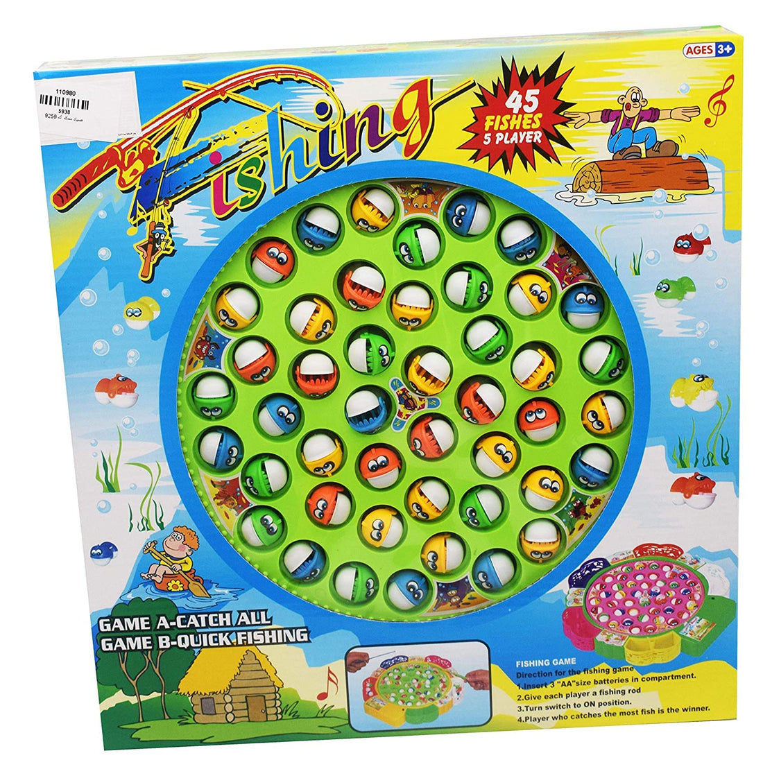 Generic Fishing game 45 fish 5 players