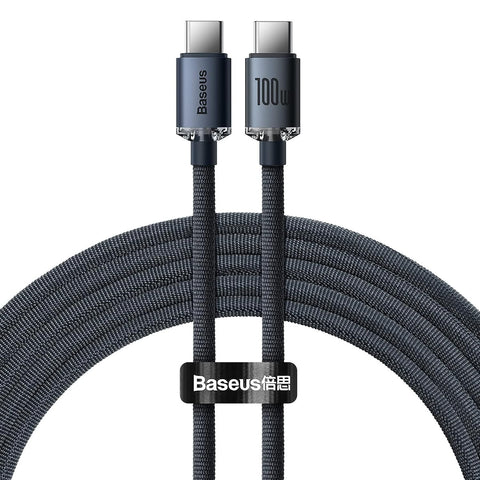 Baseus Dynamic Series Fast Charging Data Cable Type-C To Type-C (100W - 2m) - Blue