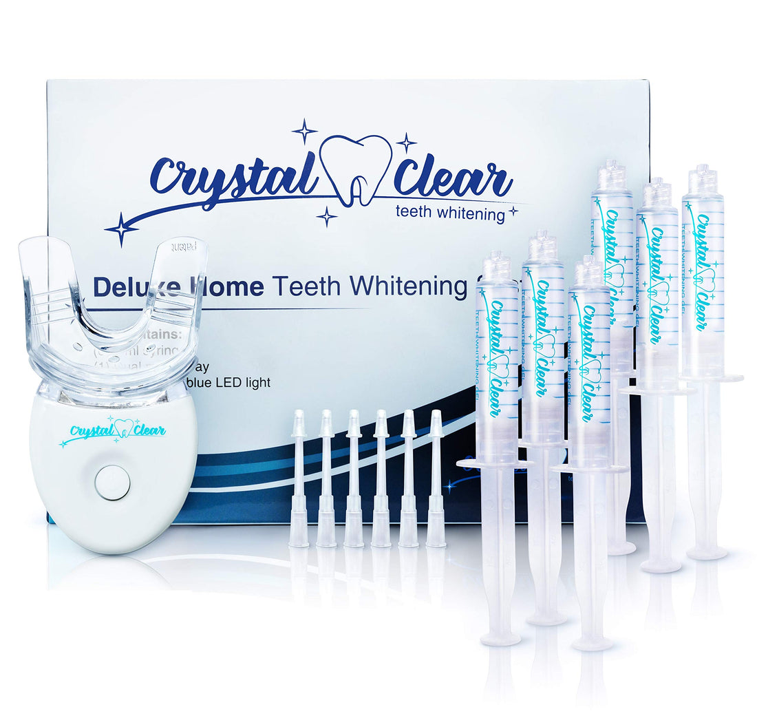 Soti Teeth Whitening Kit with LED Light Accelerator at Home, with 30ml Carbamide Peroxide Teeth Whitening Gel, Effectively Remove All Kinds of Stain in 9 minutes