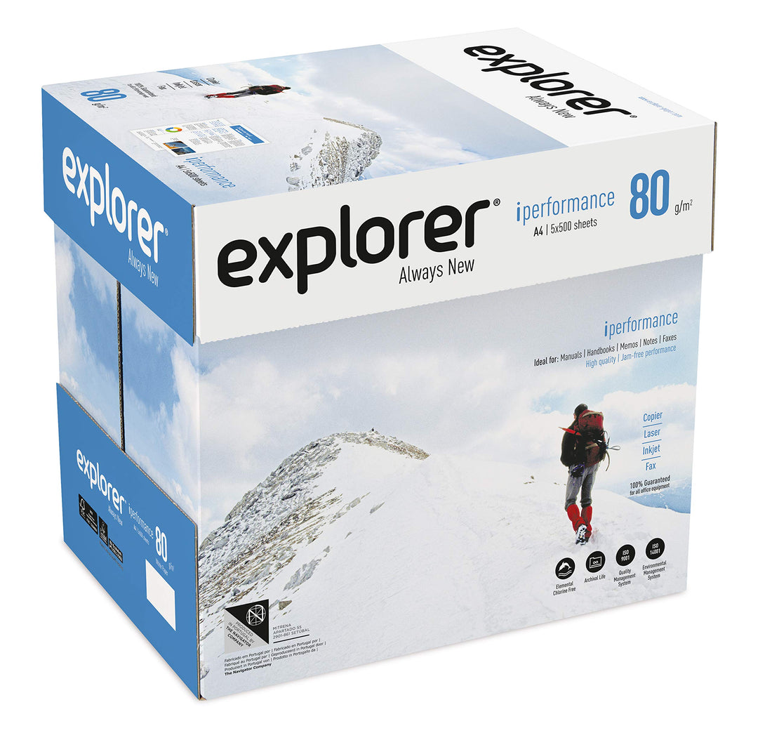 Blake Explorer white multi-purpose printer paper - a4 80g - 5 packs - 2500 sheets