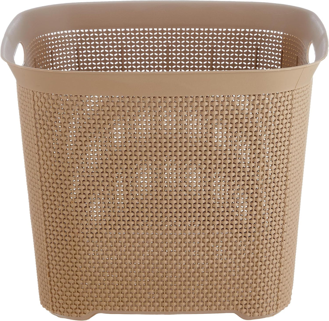 El Helal & Silver Star And Bobos Square Laundry Basket (Beige Cafe)