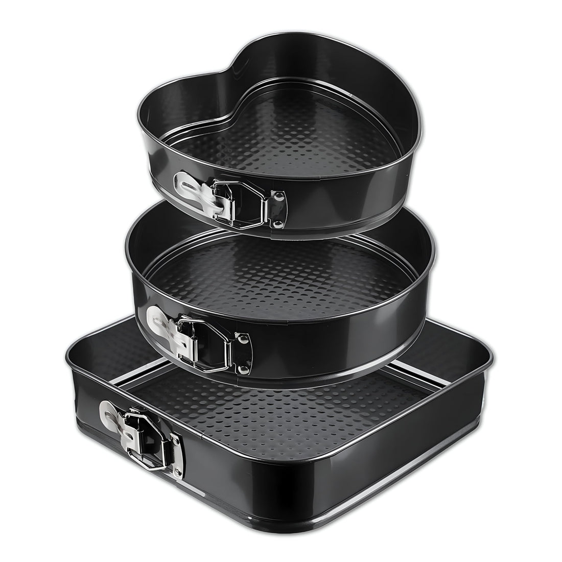 Round Non-Stick Pan - Experience the joy of baking with this round leak-proof non-stick pan, specially designed for cheesecakes and ensuring easy release and perfect designs.