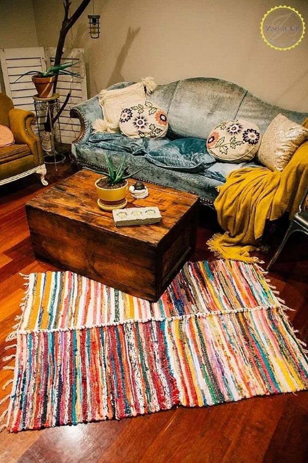 Egypt Antiques Intex Runner Rug Size 70X200 Multi Color Handmade