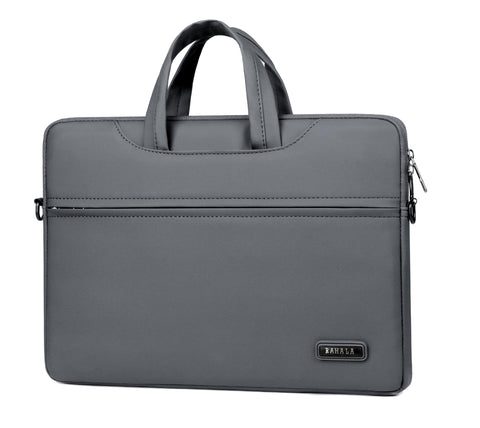 Rahala 3-in-1 Laptop Briefcase for Men & Women – Waterproof 15.6” Business Laptop Bag with Shockproof Bubble Padding & Shoulder Strap – RAL817, Grey
