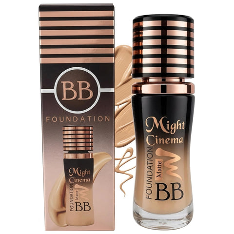 Foundation, Flawless Soft Matte Liquid Foundation 24 HR Oil Control Concealer Foundation Makeup 103