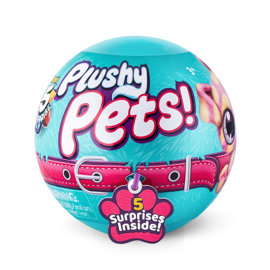 5 Surprise Plushy Pets Series 1 by ZURU Cute Stuffed Animal Toys Exclusive and Mystery Collectible Plushies