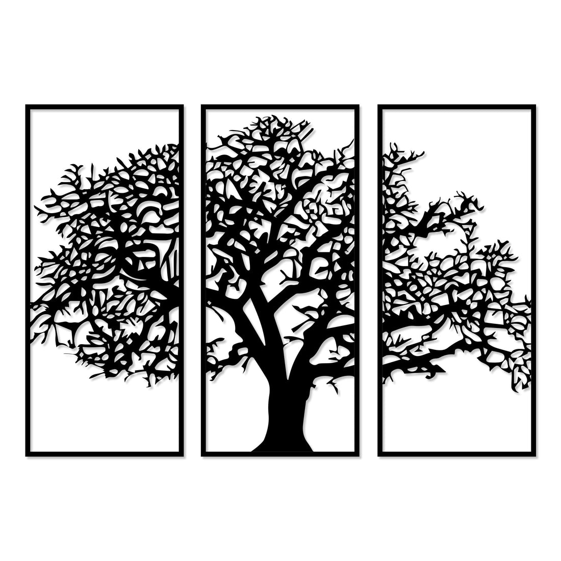 Home Gallery decorative winter tree wooden wall art 80x130 cm