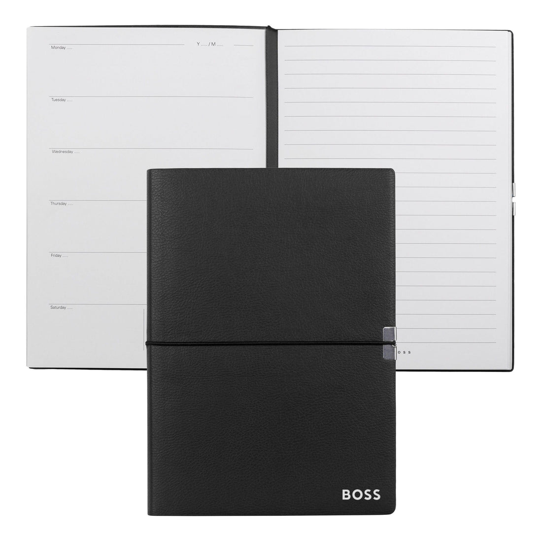 Hugo Boss Notebook A5 Elegance Storyline Black Agenda