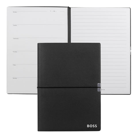 Hugo Boss Notebook A5 Elegance Storyline Black Agenda