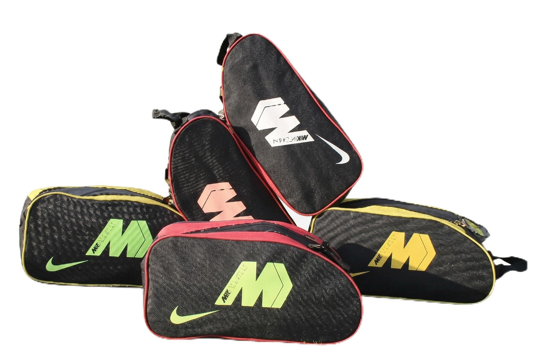 GHAZAL Gym and sports bags from popular brands like Adidas and Nike, as well as MD Stay Fit, are typically designed to be lightweight and durable, making them suitable for sports