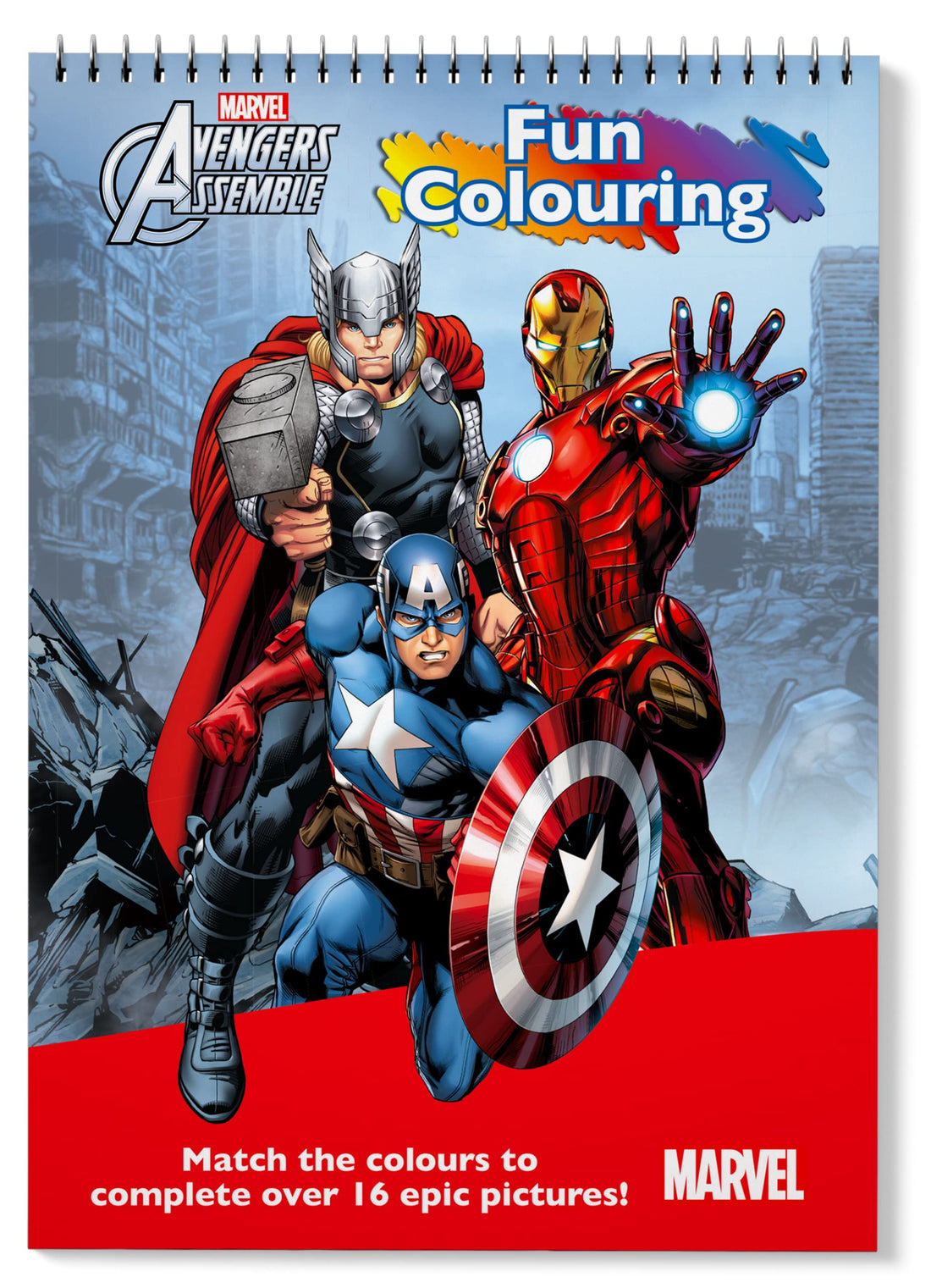 Marvel avengers fun coloring