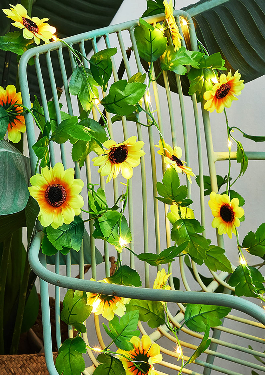 2M/20 LED Hanging Simulation Sunflower Fairy String Lights
