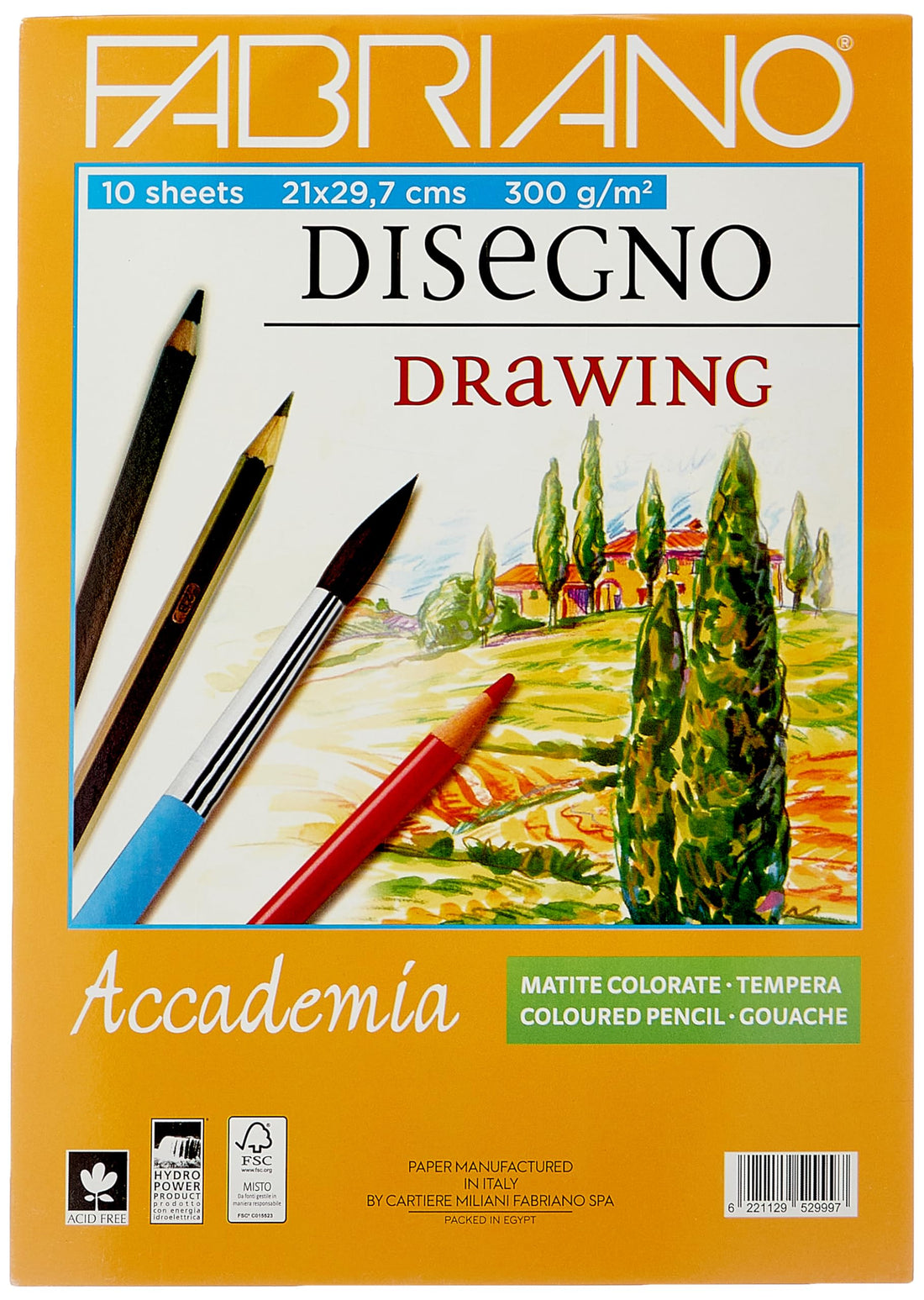 Fabriano Sketch Book, 10 Sheet - White