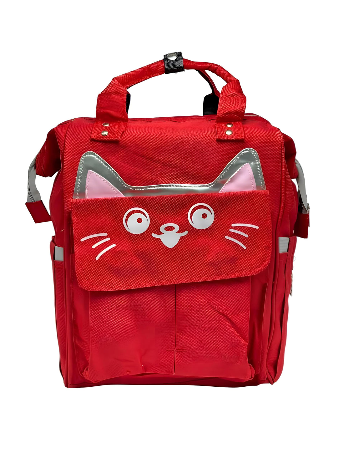 Diaper Backpack Multifunctional Baby Travel Bag with Cartoon Design, Large Capacity, Comfortable for Parents, Organized Compartments, Perfect for Long Trips and Stylish Daily Use Size 25cm*40cm Random