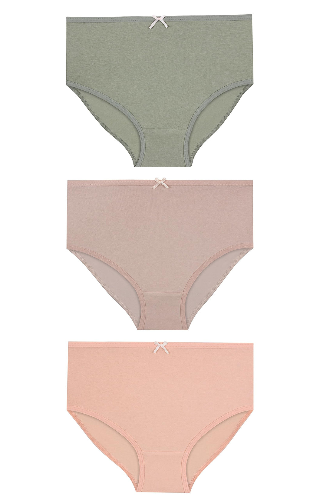Womens Women's Brief cut underwear Briefs (pack of 3)