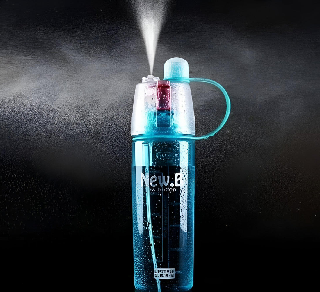 Hydration Bottle - Multi-Purpose Spray Water Bottle 600ml for Sports, Gym, and Outdoor Activities with Easy-Grip Design Multi-Color