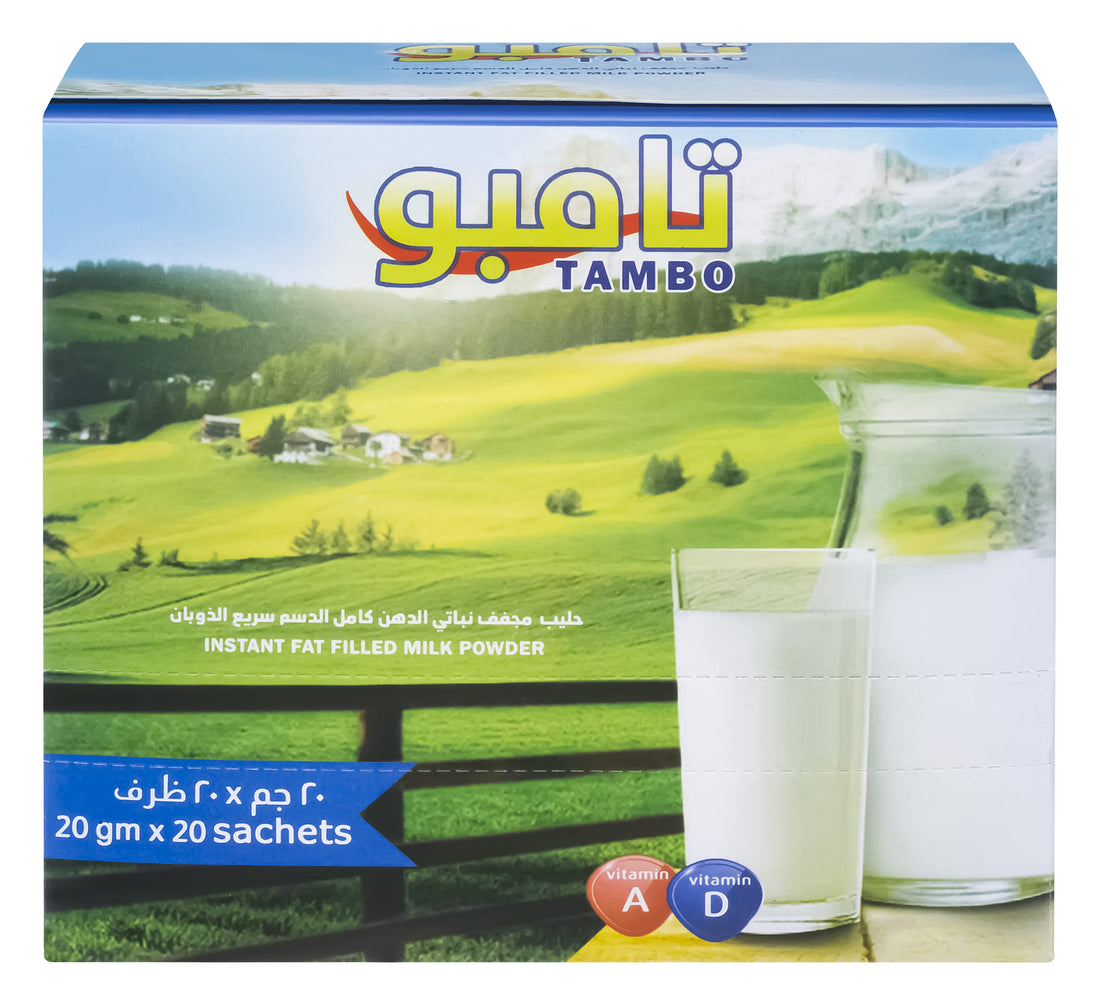 Tambo fat filled milk powder - 20 gm x 20 sachets