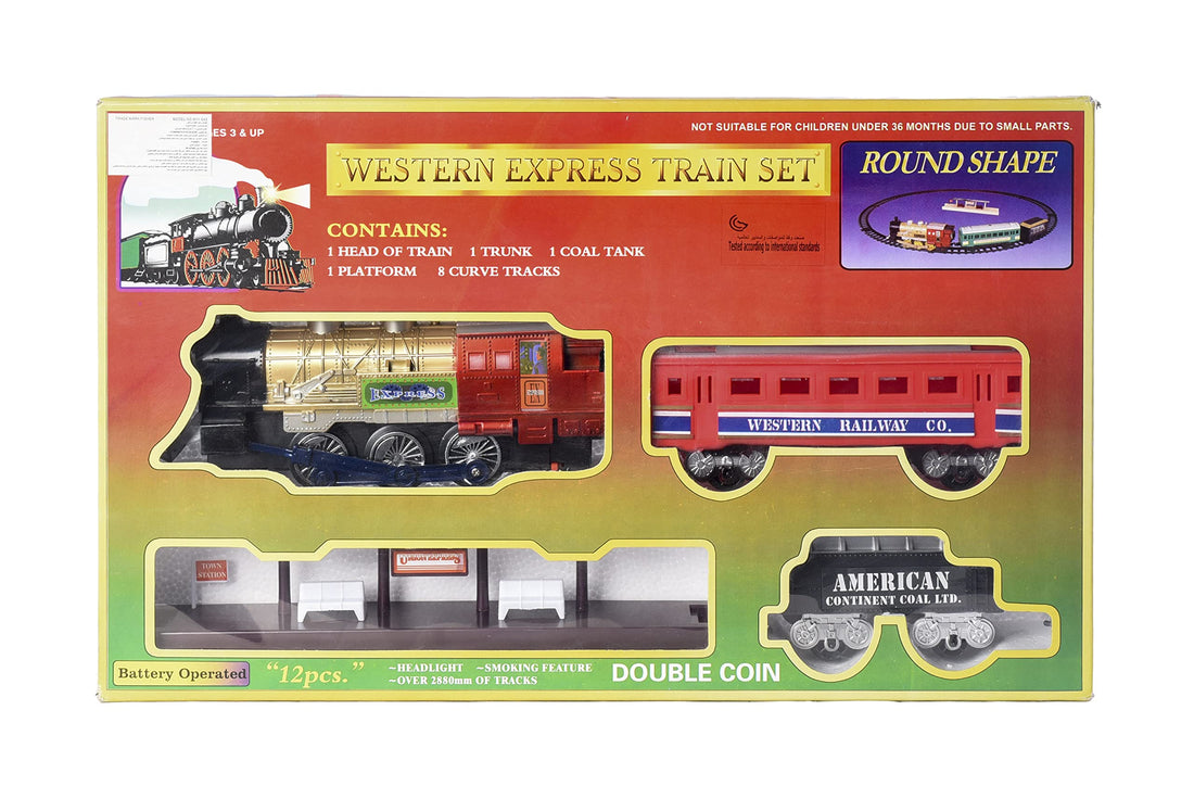 Super Train Toy Multi Color 12 Oices For Unisex Children - Multi Color