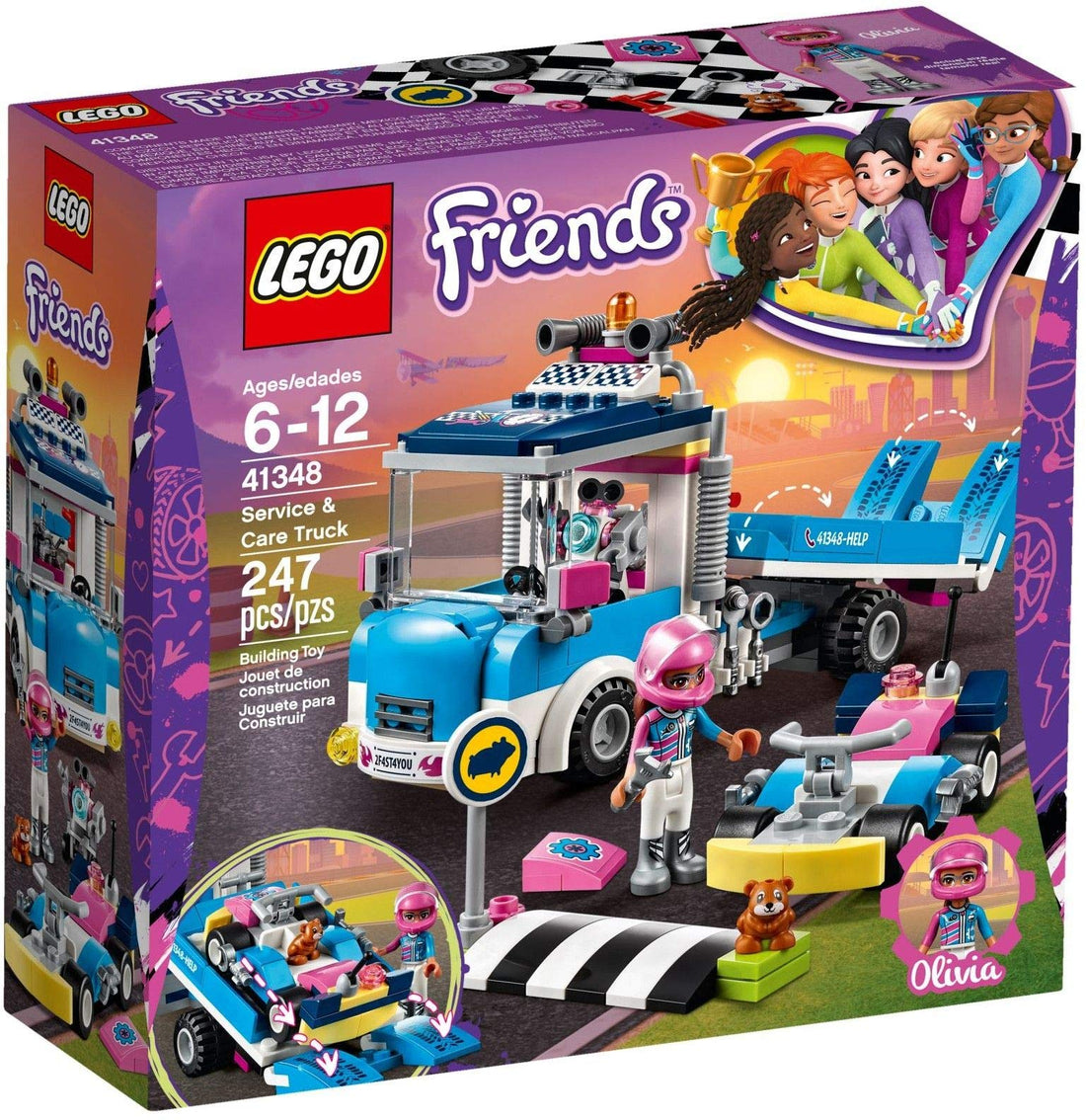 LEGO 41348 Friends Service and Care Truck Building Blocks