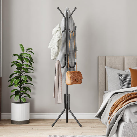 Al Mufarrej Housewares المفرج للأوانى المنزلية Multifunctional Metal Clothes Hanger 172x43cm Black