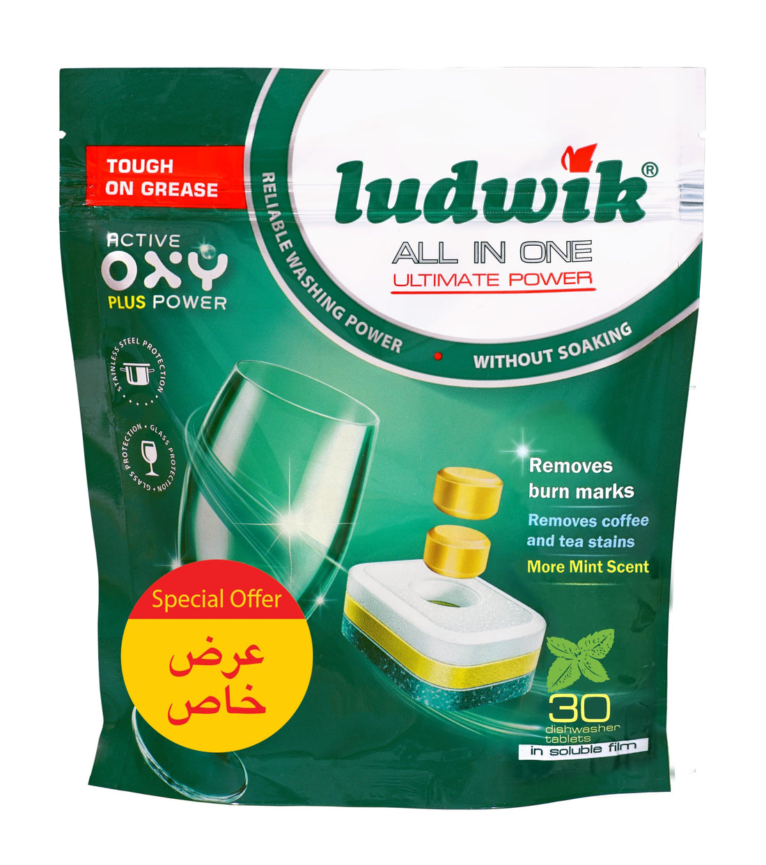Ludwik all in one dishwasher tabs mint 30 pcs price off