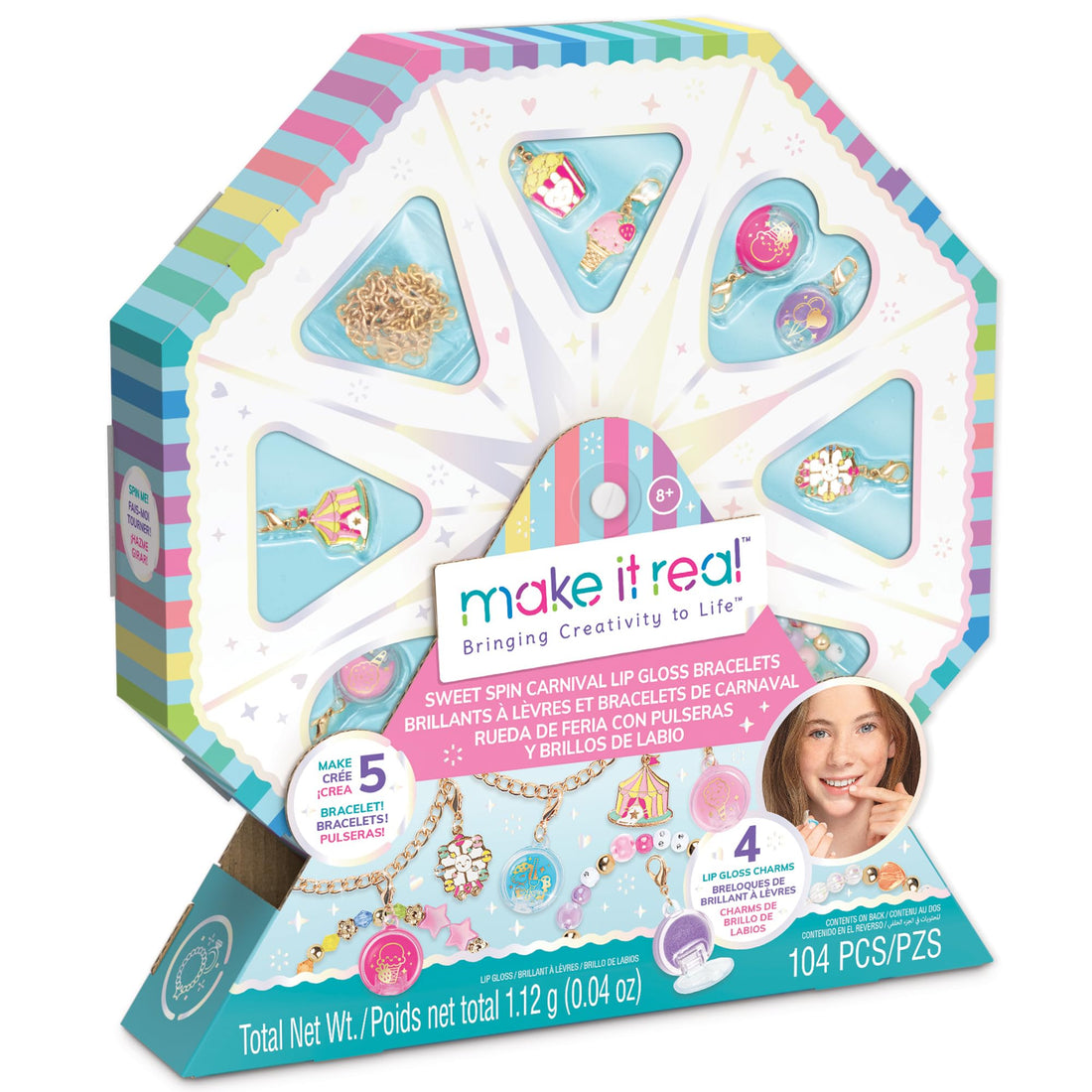 Sweet Spins Lip Gloss Bracelet Kit