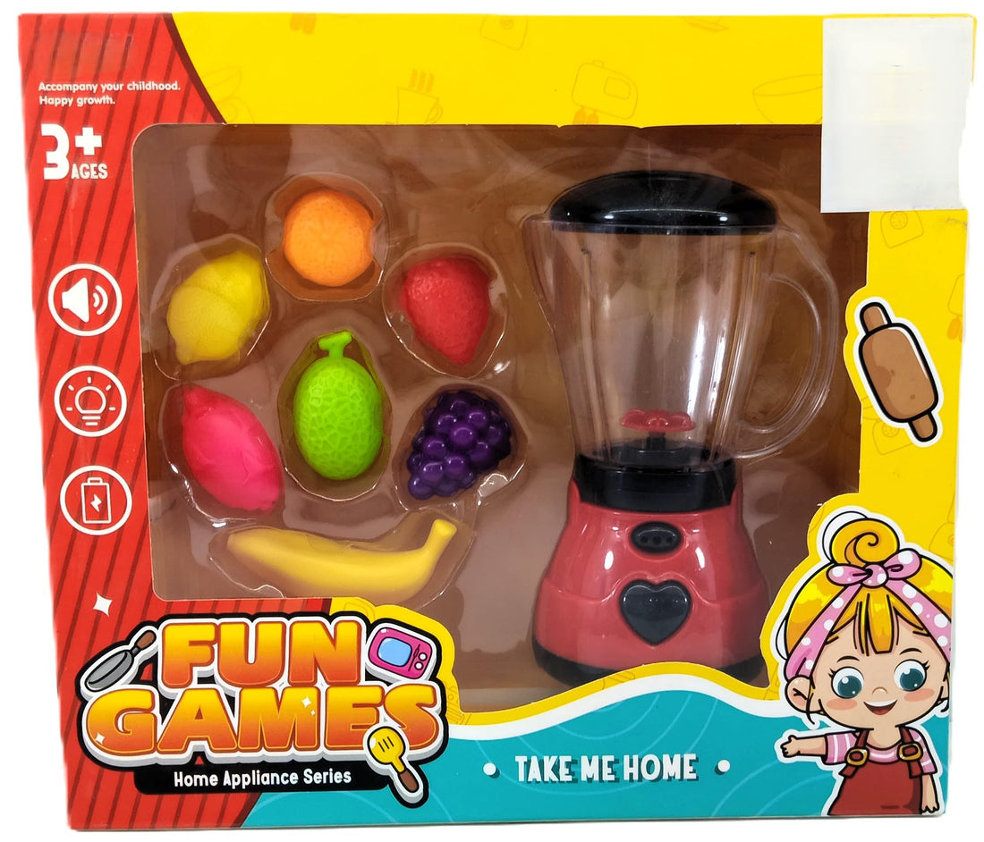 Fun Games Girls Toy Blender Playset, Plastic, for Ages 3 and Above