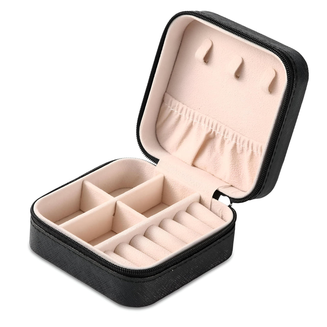 Chic Leather Case - Portable mini jewelry holder blending classical design with modern function, suitable for storing small valuables and gifting moments of refined beauty and care. (Option 3, 1pcs)