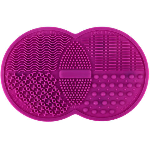 Makeup Brush Cleaner Pad - Compact Silicone Mat with Strong Adhesive Base for Quick and Efficient Makeup Brush Maintenance in Various Colors (piece-1)