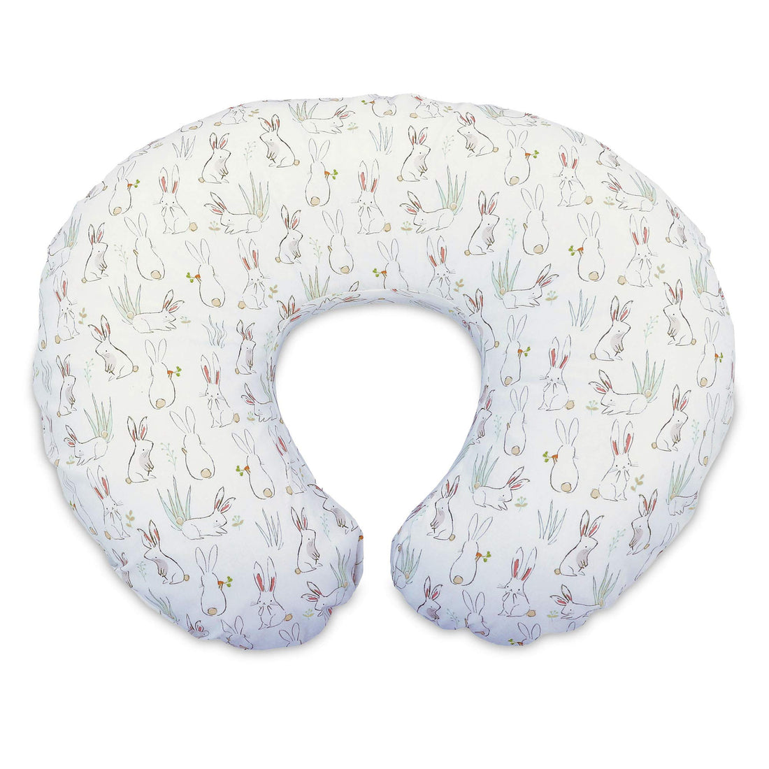 Moro Moro 3 Original Nursing Pillow Cover, Pink Hip Hop Bunnies, Cotton Blend Fabric With Allover Fashion, Fits All Nursing Pillows And Positioners