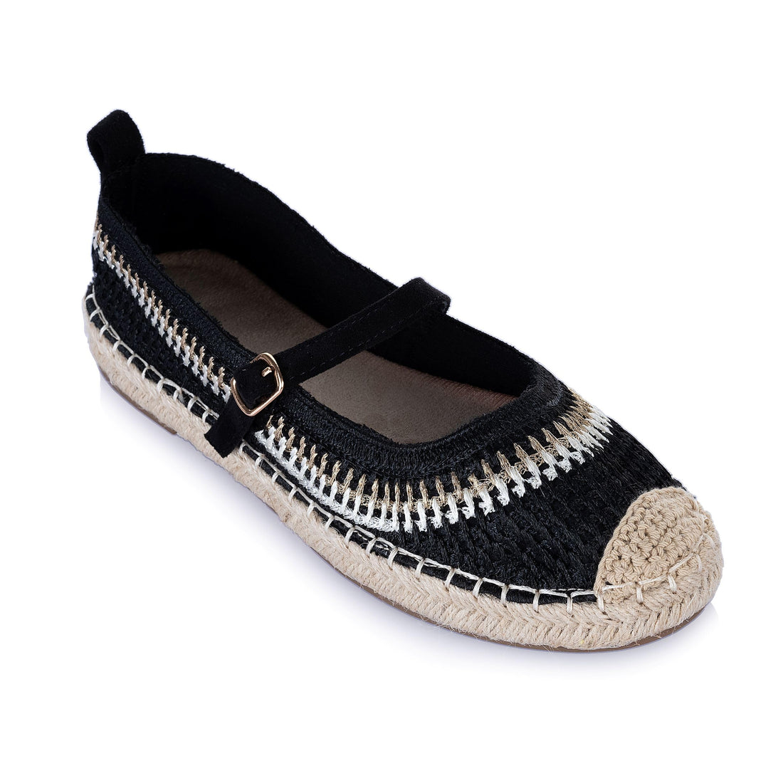Espadrille Mary Jane Flats