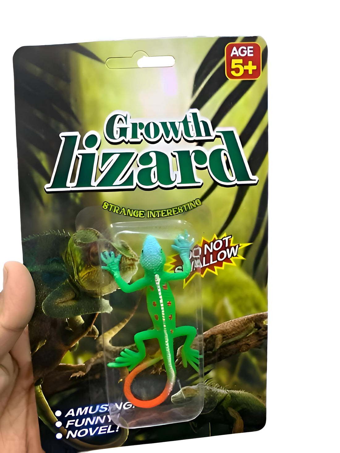 Growing Animal Creature - Expandable 3D Water-Activated Lizard That Grows Up to 12 Inches in Hours, Perfect for Easter Baskets, Party Favors, Piñata Stuffers & Classroom Prizes (Model -2)