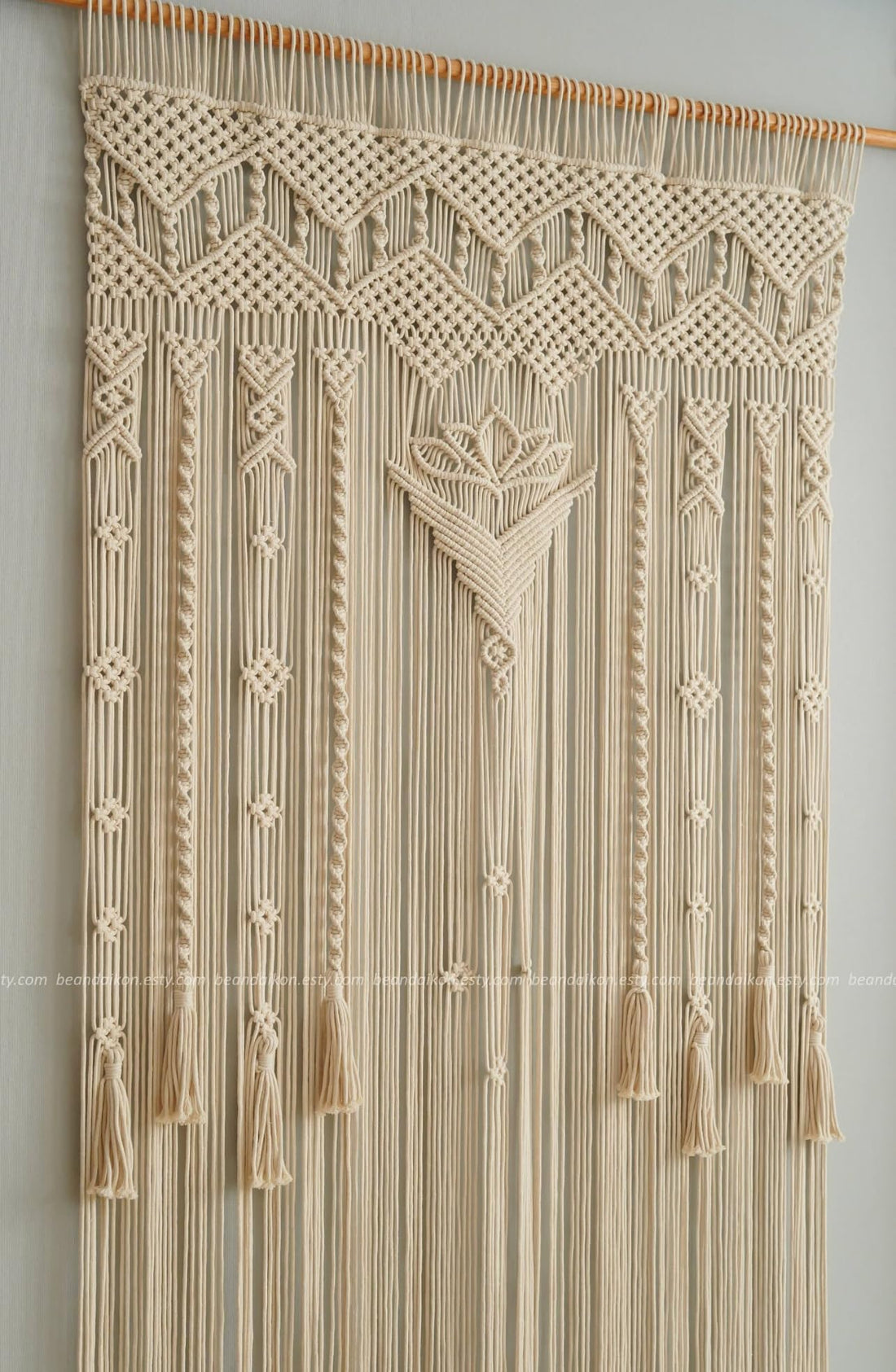 Macrame Curtian - Lotus (1.3 M)