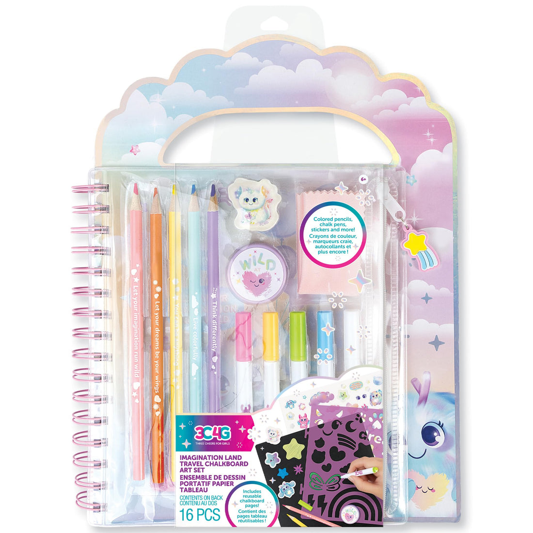 Imagination Land Travel Chalkboard Art Set