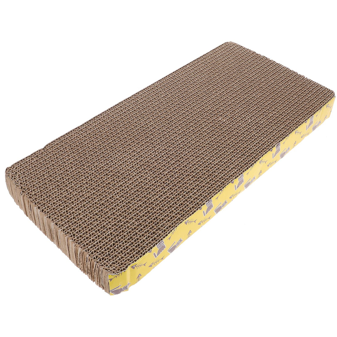 Balacoo Cat Scratch Board Cat Scratcher Toy Cat Scratching Lounge Cat Scratch Pad Mat Pet Toy Scratching Cardboards, 21X43CM