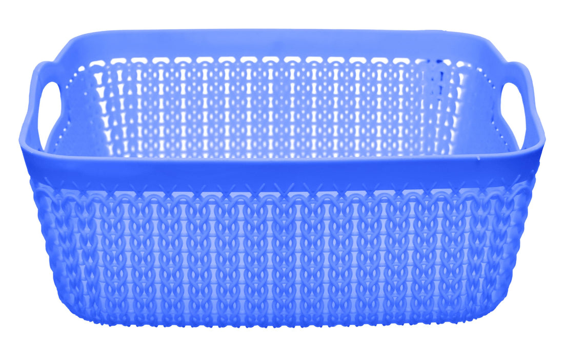 Tamara Square Storage Basket 23Cm - Blue