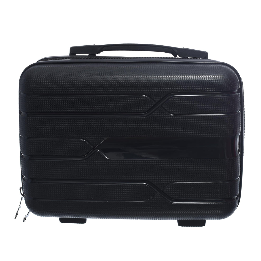 Silicon Makeup Bag for Unisex, 14-Inch Size, Black