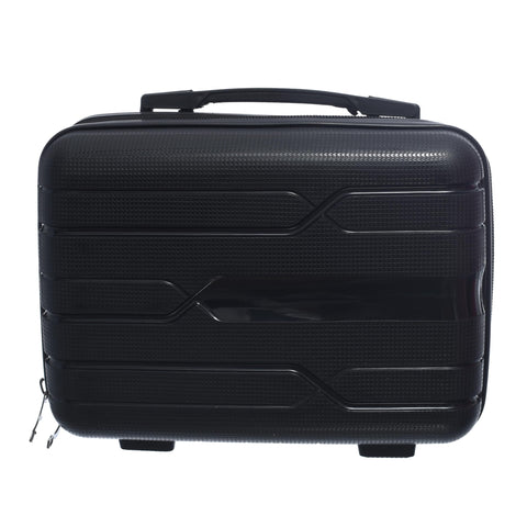 Silicon Makeup Bag for Unisex, 14-Inch Size, Black