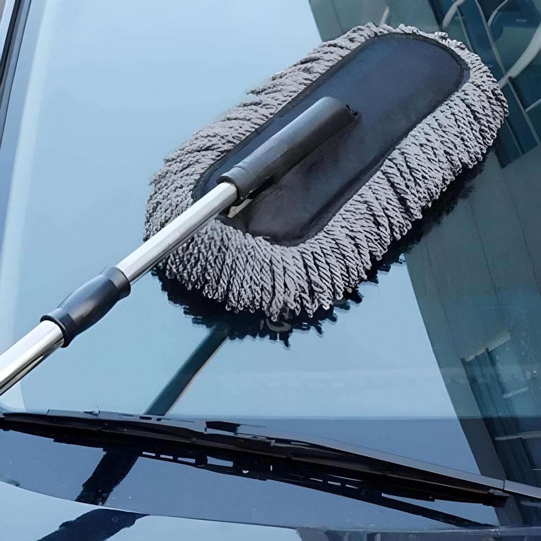 Car Wash Cleaning Mop, Dust Removal Tool, Adjustable Microfiber Mop for Efficient Dust Removal and Maintenance of Your Car Interior and Exterior Surfaces