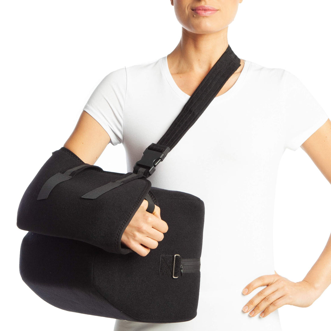 ArmoLine Abduction Sling 45-60 Degrees - Deluxe Padded Arm Sling - Wrist Shoulder Immobilizer