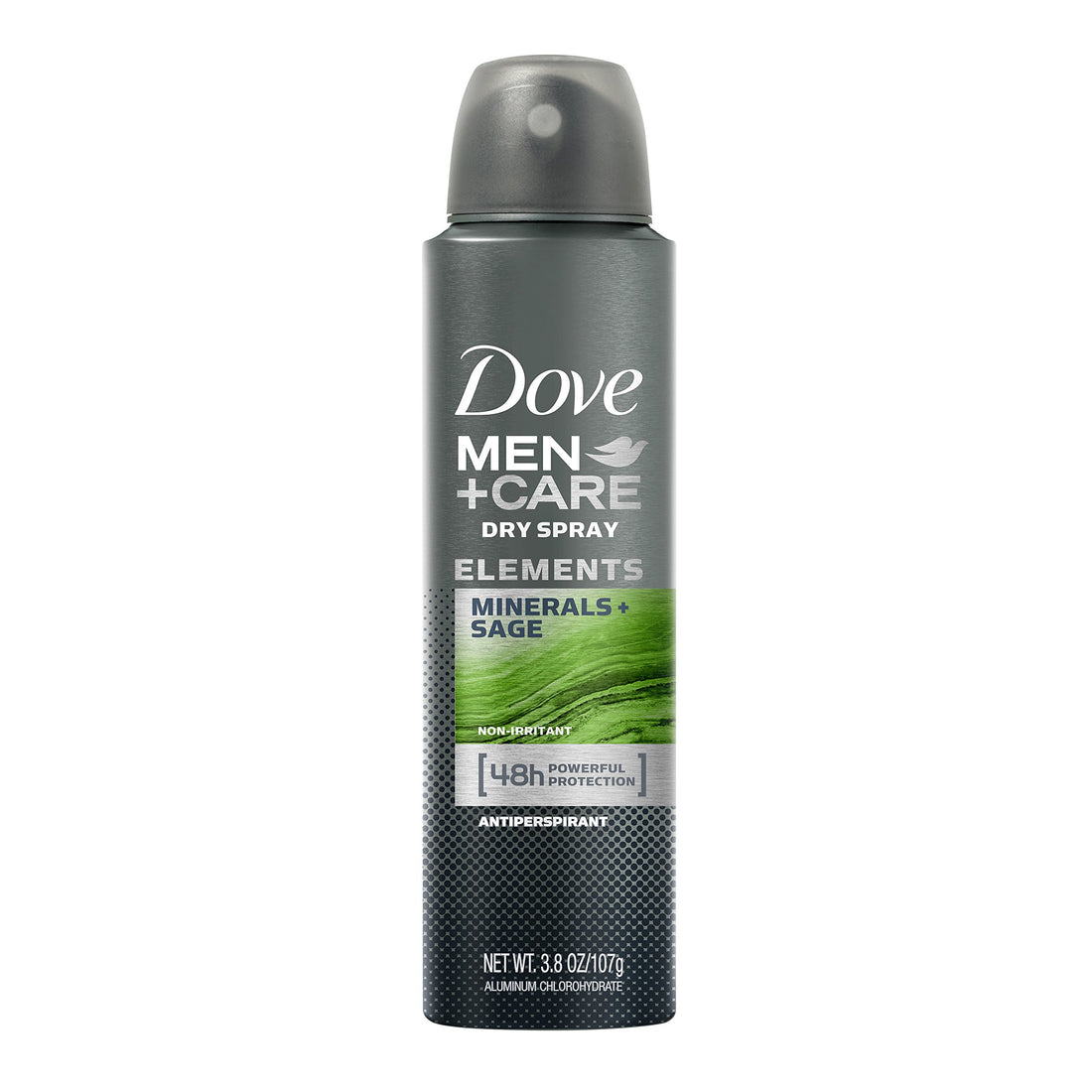 Dove Men+Care Elements Antiperspirant Dry Spray, Minerals + Sage, 3.8 Ounce