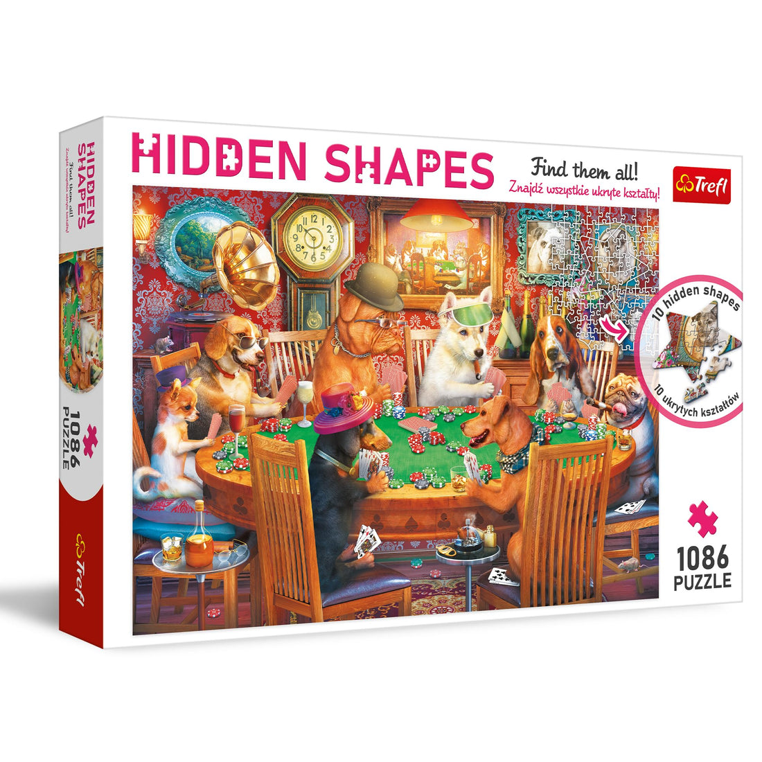 Puzzles - "1086 Hidden Shapes" - Game Night